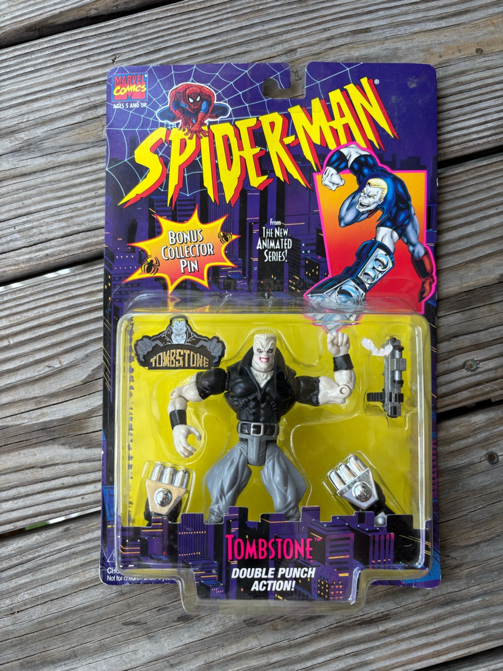 Vintage 90s Spider-Man Marvel Comics Tombstone Action Figure